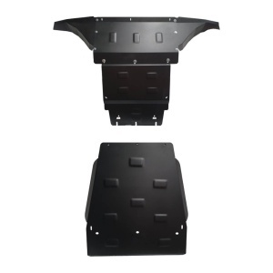 Set scuturi metalice Jeep Grand Cherokee WK, WH (2004-2010): motor, radiator și cutie de viteze, oțel 2 mm