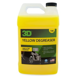 Solutie curatare jante si anvelope, 3D Yellow Degreaser, fara acid, concentrat, 473 ml, 3DProducts