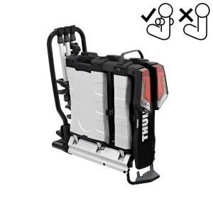 Suport 3 biciclete Thule EasyFold XTF 3 cu prindere pe carligul de remorcare (13pini) - Img 2