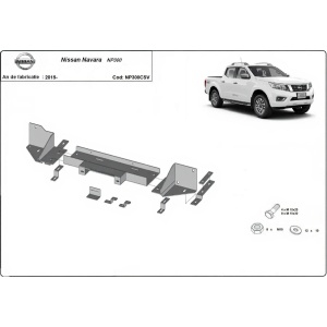 Suport troliu dedicat Nissan Navara NP300 (2015-2025)