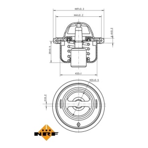 Termostat Suzuki Jimny (1998-2018), Samurai (1988-2004), Vitara (1988-1999) NRF - Img 8