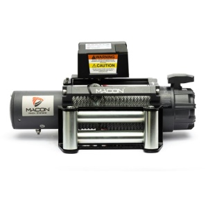 Troliu electric auto Macon Master 13000lbs (5897KG) 12V cablu de otel 26m Raport 216:1