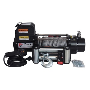 Troliu electric Macon Truck 14000lbs (6364KG) 12V cablu otel 26m Raport 196:1