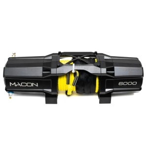 Troliu electric Macon Wild 6000lbs (2727KG) 12V cablu sintetic 15m Raport 192:1