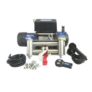 Troliu Husar Winch 8500lbs (3856kg) 12V Cablu de Oțel 24m