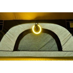 Ventilator cort cu led