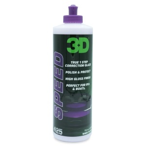 3D Speed, pasta polish auto one step, cu ceara, curata, corecteaza, sigileaza, 473 ml, 3DProducts