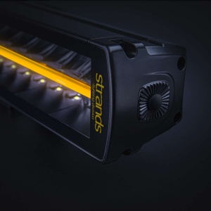 Bară LED 12″ (30,5 cm), 8000 lm, 110W, 5700K, rază 500 m, lumină poziție albă și chihlimbar, IP68/IP69K, Siberia Outlaw UDX Strands