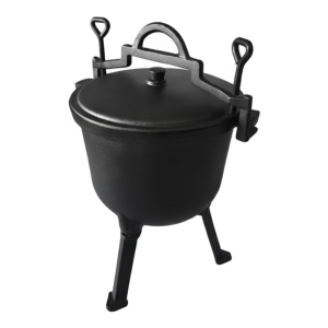 Ceaun vânătoresc din fontă 10 litri (cuptor olandez) Perfect Home