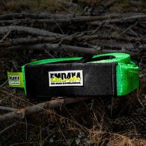 Chingă de recuperare auto 8t (8000kg) 3m x 50mm Verde Emd4X4 - Img 3