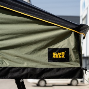 Cort de acoperiș auto CampTalk Whisper 160, pentru 3-4 persoane, 160x310 cm, greutate 72 kg, montaj rapid 5 minute, Sky View, impermeabil, compatibil autovehicule mici, SUV și 4x4