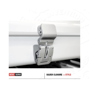 Cort de acoperis auto Maggiolina Grand Tour 360 Alb X-Long, textil gri închis, 2-4 persoane, 84 kg, 165 x 230 x 36/115 cm Autohome - Img 17
