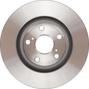 Vedere superioară a discului de frână TRW 296mm, cu butucul central gri, Toyota RAV 4.