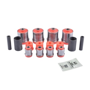Kit bucse suspensie fata Jeep Cherokee KJ Poliuretan Rosii 80 ShA TEDGUM