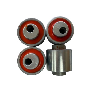 Kit bucse Suzuki Jimny (1998-2018) Excentrice Poliuretan Portocalii 75 ShA cu bucse caster metalice Elast-Pol
