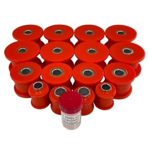 Kit bucse Toyota Land Cruiser 70/73 (1991+) Poliuretan Portocalii 75 ShA 35mm Elast-Pol