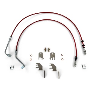 Kit furtunuri frână față HD pentru Jeep Wrangler JL / Gladiator JT (2018-prezent), lungime 36", lift 0-5", etrier cu un singur piston, Clayton Off Road