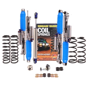 Kit suspensie complet Jeep Wrangler JK (2007-2017) lift 40-50 mm amortizoare rezervor reglabile Terrain Tamer