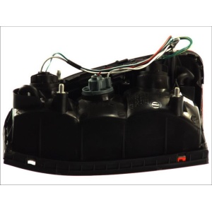 Lampă spate stânga Mitsubishi L200 (1996-2007), cu dulii, semnalizare albă, Depo - Img 2