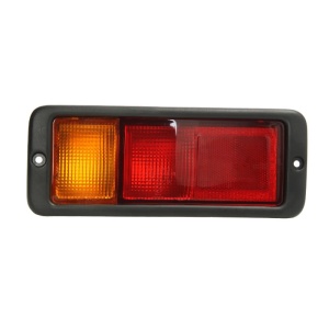 Lampă spate stânga Mitsubishi Pajero II (1990-2000), fără dulii, semnalizare portocalie, Depo - Img 2