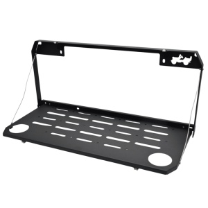 Masă pliabilă pentru hayon Jeep Wrangler JL (2018-prezent) din oțel negru mat ORE4x4