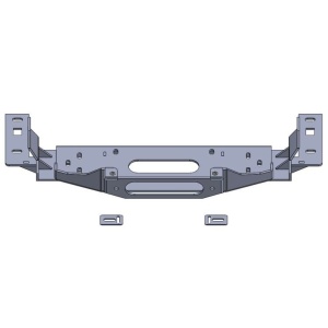 Schemă tehnică a suportului de troliu dedicat pentru Ford Ranger Raptor (2023+).
