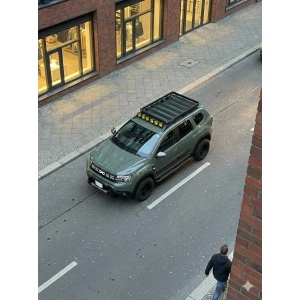 Portbagaj Aluminiu Slim Dacia Duster 2023+, 135 x 126 cm, AQM4WD T40
