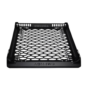 Portbagaj universal plafon pentru overlanding și expediții 98x117x9 cm, negru, AQM4WD S40