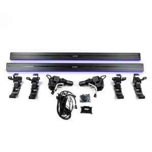 Praguri laterale electrice cu LED pentru Jeep Wrangler JLU (2018-prezent) și 4XE (2021-prezent) OFD Offroad Fabrication