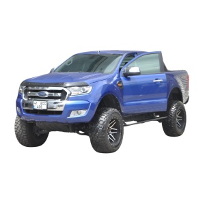 Praguri laterale electrice iluminate LED Ford Ranger Super Crew Cab (2012-prezent) retractabile T-Max