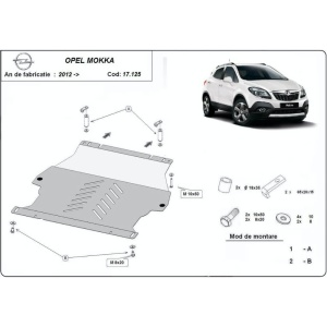 Scut auto metalic Opel