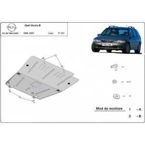 Scut auto metalic Opel Vectra B 1995 - 2001 - Img 2