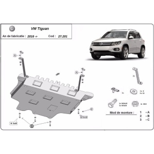 Scut auto metalic Volkswagen