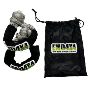 Set of synthetic eyelets 17t (17000kg), 12mm x 55 cm, grey, with pouch, Emd4x4