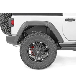 Set protectii interioare aripi fata si spate pentru Jeep Wrangler JL / 4XE (2018-prezent), constructie din otel, Rough Country - Img 3