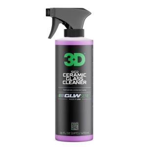 Soluție curățare geamuri, Seria GLW, ceramică SiO2, protecție hidrofobă, fără urme, 473 ml, 3DProducts