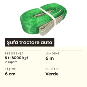 Specificații Șufă tractare auto