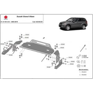 Suport troliu dedicat Suzuki