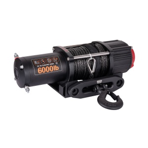 Troliu electric auto EMD Winch 6000lbs (2722kg), 12V, cablu sintetic 15m, raport 166:1 - Img 4