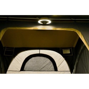 Ventilator cort cu led