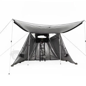 Anexă Multifuncțională, 300x300 cm, Material Oxford 210D cu Protecție UV50+ și Impermeabilitate 3000mm, Picioare Telescopice din Aluminiu, Ideală pentru Camping, Pescuit și Overlanding, Wild Land, pentru Cort Auto OrthFrame 130 / 180