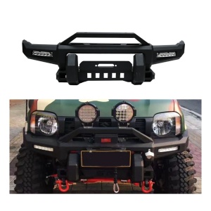 Bară față metalică cu suport troliu pentru Suzuki Jimny (1998-2018) JB23 JB33 JB43 JB74, ORE4x4 - Img 3