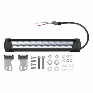 Componentele incluse: bara LED, cablajul și accesoriile de montaj.