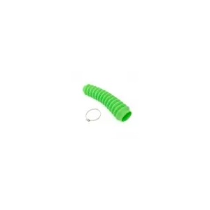 Burduful verde neon prezentat alături de colierul de prindere inclus.