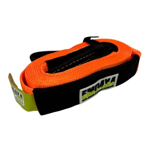 Car recovery strap 8t (8000kg) 6m x 50mm Orange Emd4X4