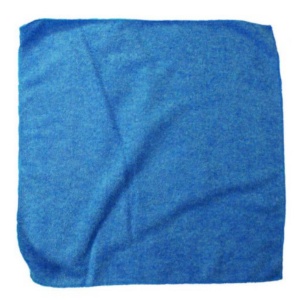 Cârpă de lustruit microfibră plușată, fără zgârieturi, albastră, 40,6 cm x 40,6 cm, 3DProducts