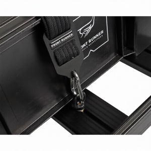 Chingă fixare cutii cu antifurt, negru, carabină din oțel inoxidabil Front Runner