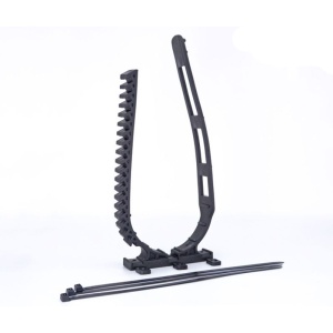Clemă (suport) din cauciuc universală 90-210 mm pentru prindere lanterne, topoare, stingătoare, chingi, scule sau accesorii auto și camping, Fitrub
