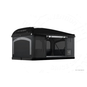 Cort de acoperiș auto Maggiolina Air-Sky 360° Negru, 2-3 persoane, 145 x 210 x 96 cm Autohome