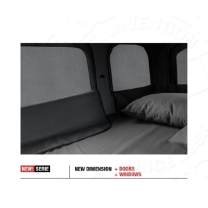 Cort de acoperis auto Maggiolina Grand Tour 360 Alb X-Long, textil gri închis, 2-4 persoane, 84 kg, 165 x 230 x 36/115 cm Autohome - Img 18